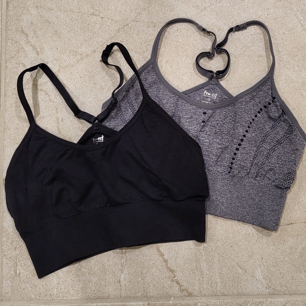 (Set of 2) PRO-FIT SEAMLESS Sports Bra